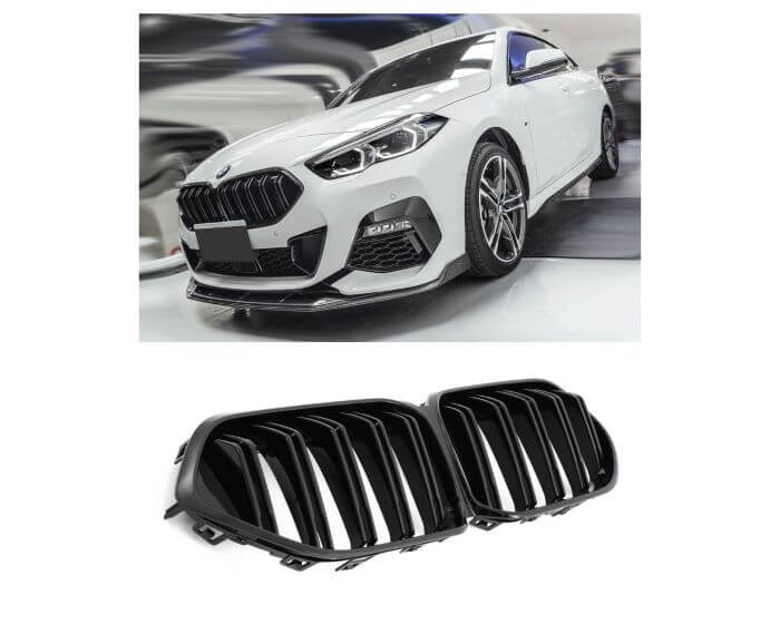 BMW Kidney Grille F44 – Sporty M Look design in Gloss Black | BMW Munuaiset F44 | BMW Kühlergrill F44