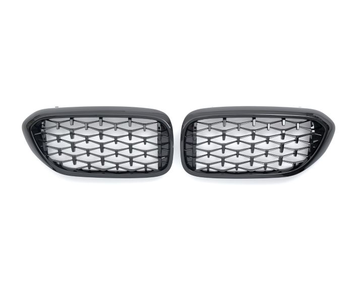 BMW Munuaiset G30 - G31 – Kiiltävän musta BMW Kidney Grille / Hochglanz Schwarz Nierengrill Diamond (2017–2020)