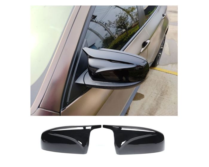 Bmw X5 E70 X6 E71 peilinkuoret 2007–2014 mirror caps black sport – Bmw X5 E70 X6 E71 peilinkuoret 2007–2014 kiiltävän musta sport – Bmw X5 E70 X6 E71 peilinkuoret 2007–2014 Spiegelkappen Schwarz Sport