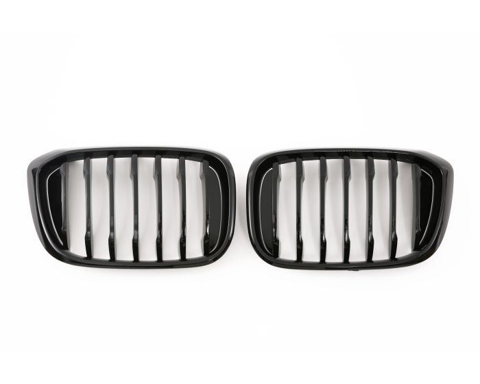 BMW Munuaiset X3 G01 - X4 G02 – BMW Kidney Grille X3 G01 - X4 G02 (2017–2021) / BMW Nierengrill – Gloss Black M Look