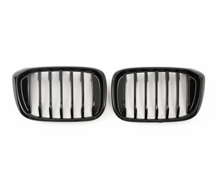BMW Munuaiset X3 G01 - X4 G02 – BMW Kidney Grille X3 G01 - X4 G02 (2017–2021) / BMW Nierengrill – Gloss Black M Look