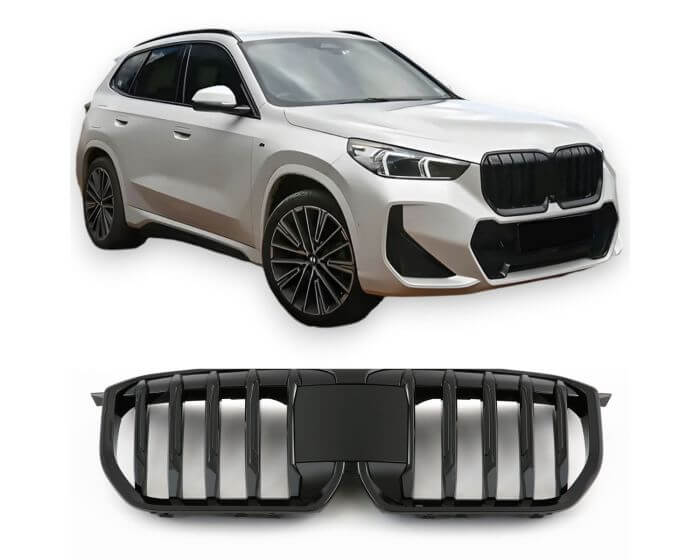 BMW Munuaiset X1 U11 – BMW Kidney Grille X1 U11 (2022–) / BMW Nierengrill – Gloss Black M Look