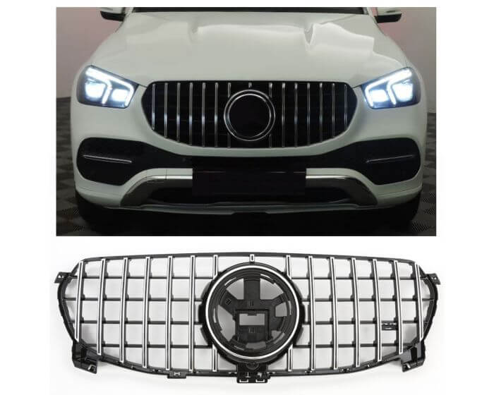 Mercedes Front Grille GLE V167 C167 – Stylish front grille for Mercedes-Benz GLE SUV and Coupe | Mercedes Etumaski GLE V167 C167 | Mercedes Kühlergrill GLE V167 C167