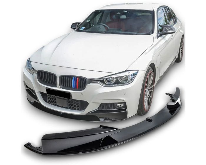 BMW F30 F31 etulippa / etuspoileri M-Sport kiiltävän musta | BMW F30 F31 front lip / front spoiler M-Sport glossy black | BMW F30 F31 Frontlippe / Frontspoiler M-Sport glänzend schwarz