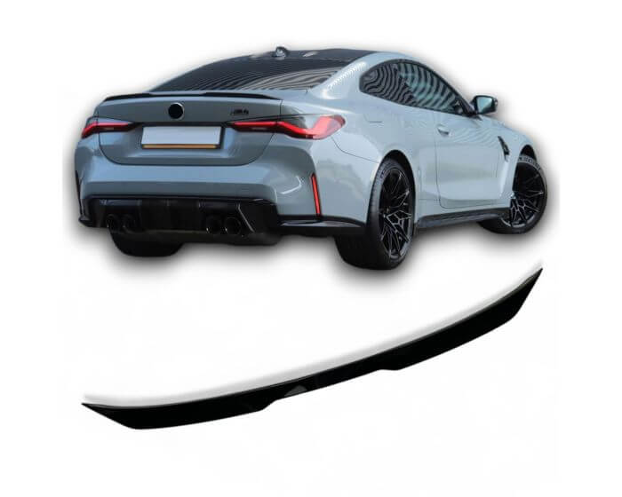 BMW G22 Coupe takaspoileri M4 CS kiiltävän musta | BMW G22 Coupe rear spoiler M4 CS glossy black | BMW G22 Coupe Heckspoiler M4 CS glänzend schwarz