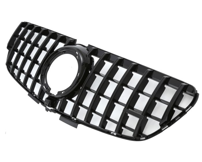 MB Maski / MB Grille / MB Kühlergrill W447 V-Class 2019– Facelift Panamericana Look Musta