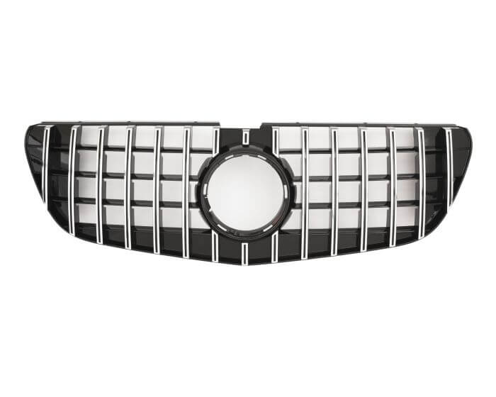 Mercedes Maski / Mercedes Grille / Mercedes Kühlergrill Vito W447 High Gloss Black AMG Style