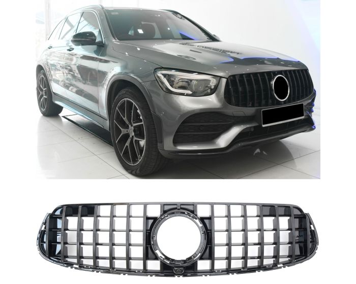 Mercedes Grille X253 GLC – Stylish front grille for Mercedes-Benz GLC-Class | Mercedes Maski X253 GLC | Mercedes Kühlergrill X253 GLC