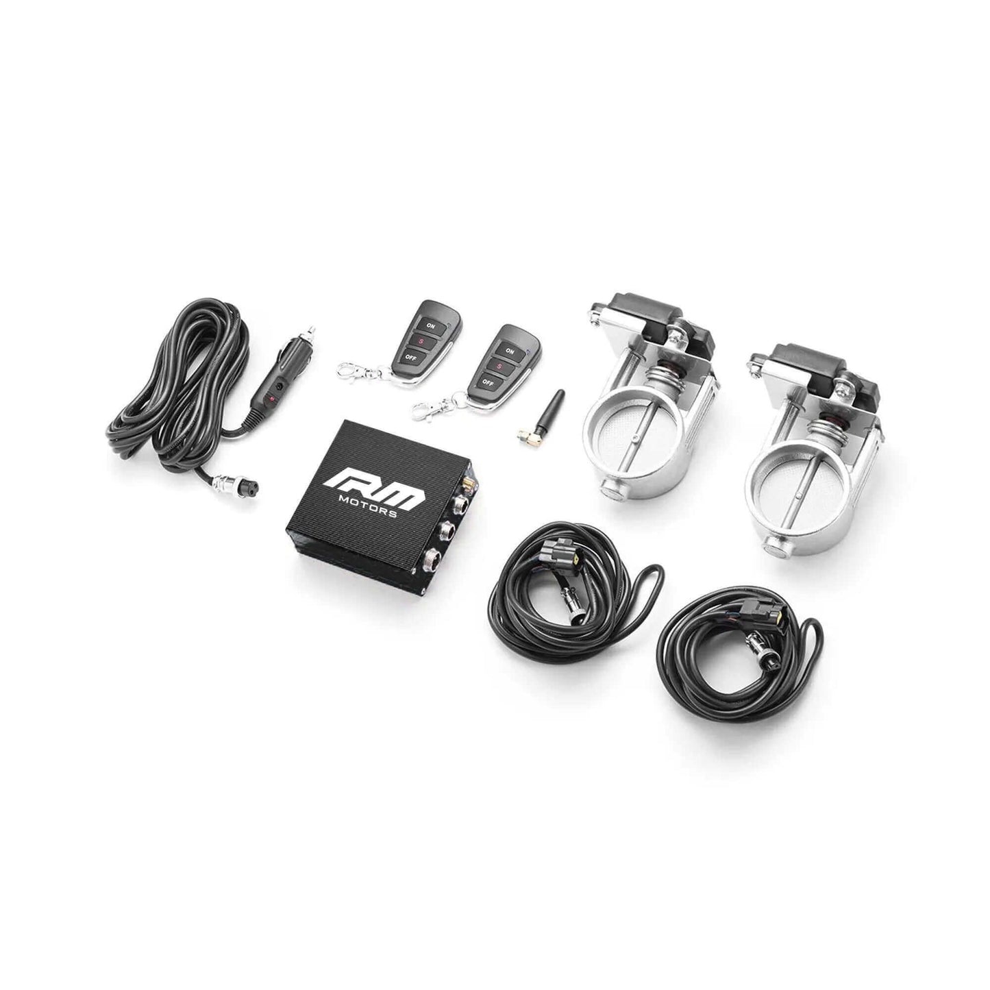 Electric Exhaust Flap Valve with Control Unit 50 mm Set - Valve Controller Set