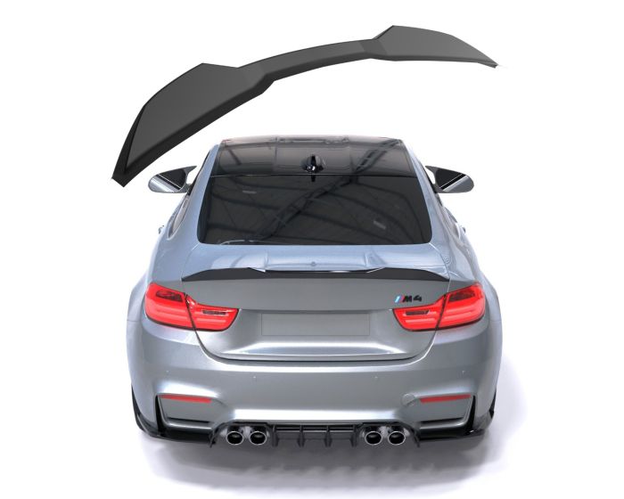 BMW Takaspoileri F32 F82 - Takalippa APEX – Kiiltävän musta. - BMW Rear Spoiler F32 F82 APEX – Gloss black. - BMW Heckspoiler F32 F82 APEX – Glänzend schwarz.