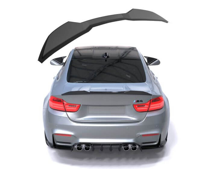 BMW Takaspoileri F32 F82 - Takalippa APEX – Kiiltävän musta. - BMW Rear Spoiler F32 F82 APEX – Gloss black. - BMW Heckspoiler F32 F82 APEX – Glänzend schwarz.