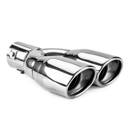 AMIO Exhaust Header, Stainless Steel, Chrome MT 010