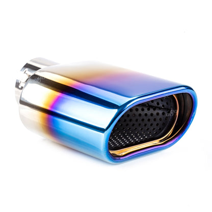 Burnished AMIO Exhaust Header, stainless steel.