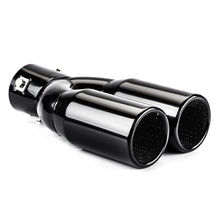 Black Exhaust Tip, Stainless Steel.