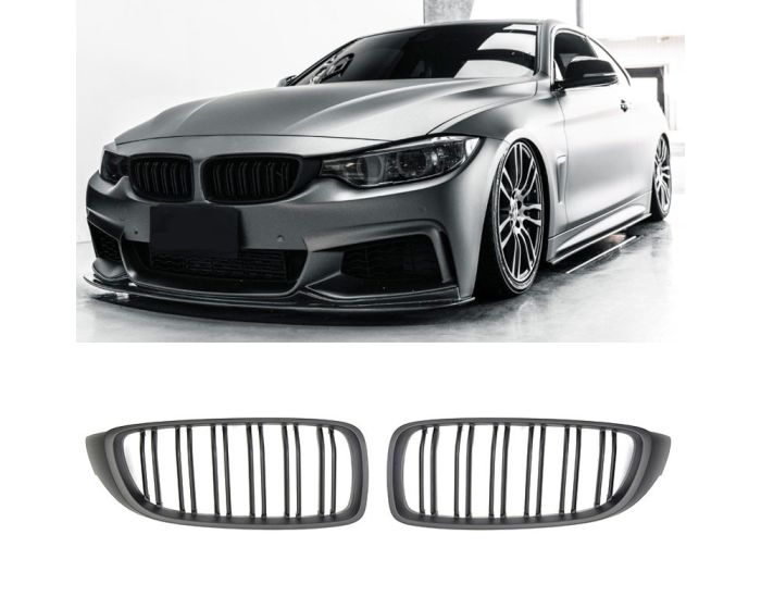 BMW Munuaiset F32 F33 F36 F82 F80 2013–2021 Matta Musta M4 Look BMW Munuaiset