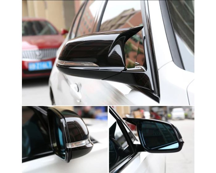 BMW Mirror Caps F39 F48 glossy black – kiiltävän mustat peilinkuoret BMW:lle – BMW Spiegelkappen F39 F48 hochglanz schwarz