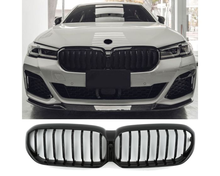 BMW Munuaiset G30 / G31 – Kiiltävän musta BMW Kidney Grille / Hochglanz Schwarz Nierengrill Sport Look (2020–) (LCI)