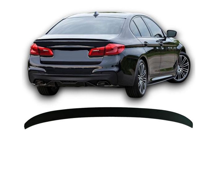 BMW G30 Sedan takaspoileri M-Performance kiiltävän musta | BMW G30 Sedan rear spoiler M-Performance glossy black | BMW G30 Sedan Heckspoiler M-Performance glänzend schwarz