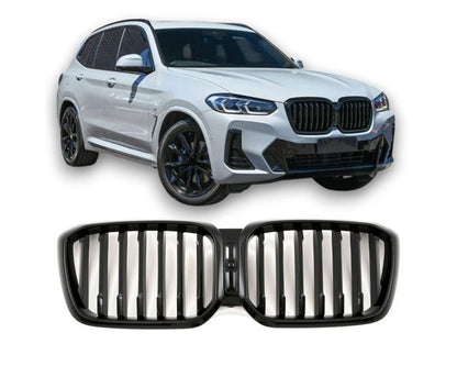 BMW Munuaiset X3 G01 - X4 G02 – Kiiltävän musta BMW Kidney Grille / Hochglanz Schwarz Nierengrill M Look (2021–)