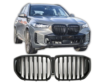BMW Munuaiset X5 G05 – BMW Kidney Grille X5 G05 (2023+) / BMW Nierengrill X5 G05 – Gloss Black M Look (LCI)