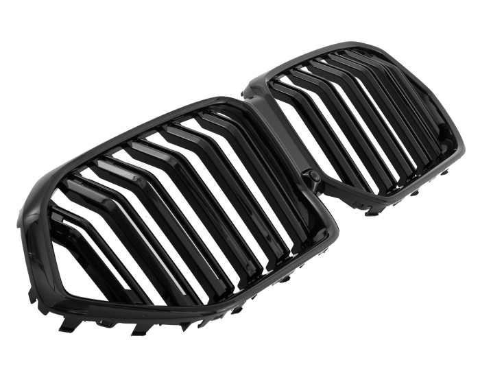BMW Munuaiset X6 G06 – Kiiltävän musta BMW Kidney Grille X6 G06 / Hochglanz Schwarz Double Slat BMW Nierengrill X6 G06 M Look (2018–)
