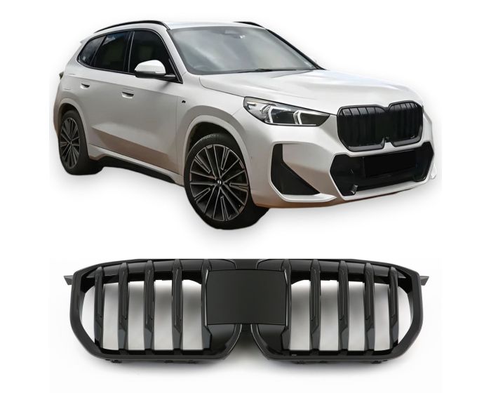 BMW Munuaiset X1 U11 – BMW Kidney Grille X1 U11 (2022–) / BMW Nierengrill – Gloss Black M Look