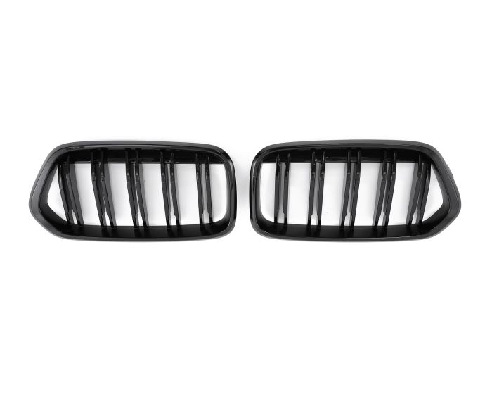 BMW Munuaiset X2 F39 – Kiiltävän musta BMW Kidney Grille / Hochglanz Schwarz Nierengrill M Look (2017–)