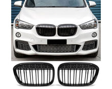 BMW Kidney Grilles X1 F48 2015–2019 Glossy Black M Look