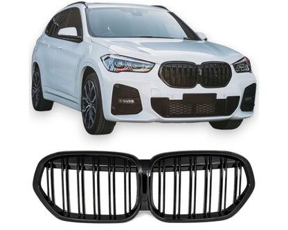BMW Kidney X1 F48 2019–2022 Black M Look (LCI)