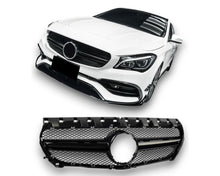 Mercedes CLA C117 Etumaski (2013-2019) Kiiltävän musta Sport Grille