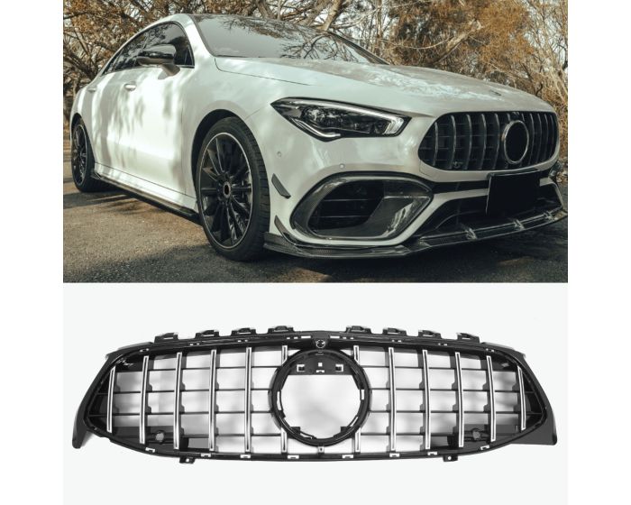 Mercedes CLA C118 / X118 Etumaski 2019–2023 – Musta GT Look Panamericana