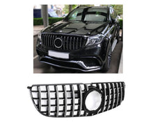 Mercedes Front Grille GLS X166 2016–2019 – Sporty GT-R Look design with black and chrome finish | Mercedes GLS X166 Etumaski 2016–2019 | Mercedes Kühlergrill GLS X166 2016–2019