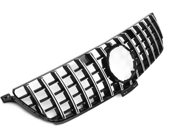 Mercedes Front Grille ML W166 2012–2015 – High-quality Panamericana grille with perfect fit | Mercedes ML W166 Etumaski 2012–2015 | Mercedes Kühlergrill ML W166 2012–2015