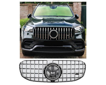 Mercedes Front Grille GLS X167 2019– – Stylish Panamericana GT front grille for Mercedes-Benz GLS-Class | Mercedes GLS X167 Etumaski 2019– | Mercedes Kühlergrill GLS X167 2019–