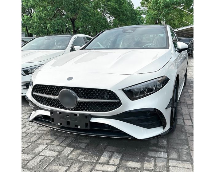 Mercedes W177 V177 Etulippa - Etuspoileri Aero Flaps Kiiltävän Musta 2023 – Mercedes W177 Front Spoiler – Front Lip Aero Flaps Gloss Black 2023 – Mercedes W177 Frontspoiler – Frontlippe Aero Flaps Glänzend Schwarz 2023