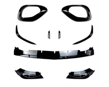 Mercedes W206 S206 etulippa AMG Line 2021– kiiltävä musta – 9-osainen front spoiler lip. - Mercedes W206 S206 Frontlippe AMG Line 2021– Schwarz – 9-teiliges Frontspoiler-Set. - Mercedes W206 S206 Front Lip AMG Line 2021– Black – 9-piece high-gloss front spoiler lip.