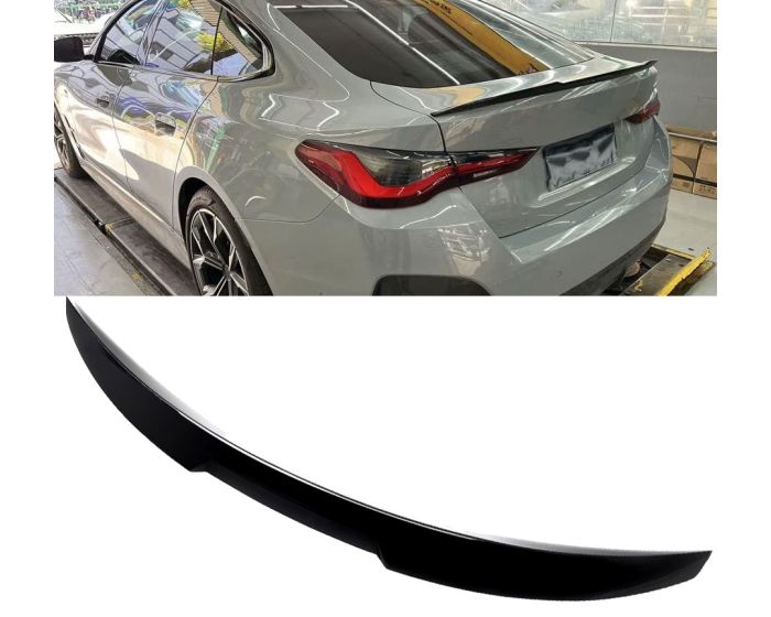 BMW G26 Gran Coupe takaspoileri M4 CS kiiltävän musta | BMW G26 Gran Coupe rear spoiler M4 CS glossy black | BMW G26 Gran Coupe Heckspoiler M4 CS glänzend schwarz