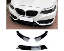 BMW F22 F23 etulippa / etuspoileri Sportline kiiltävän musta | BMW F22 F23 front lip / front spoiler Sportline glossy black | BMW F22 F23 Frontlippe / Frontspoiler Sportline glänzend schwarz
