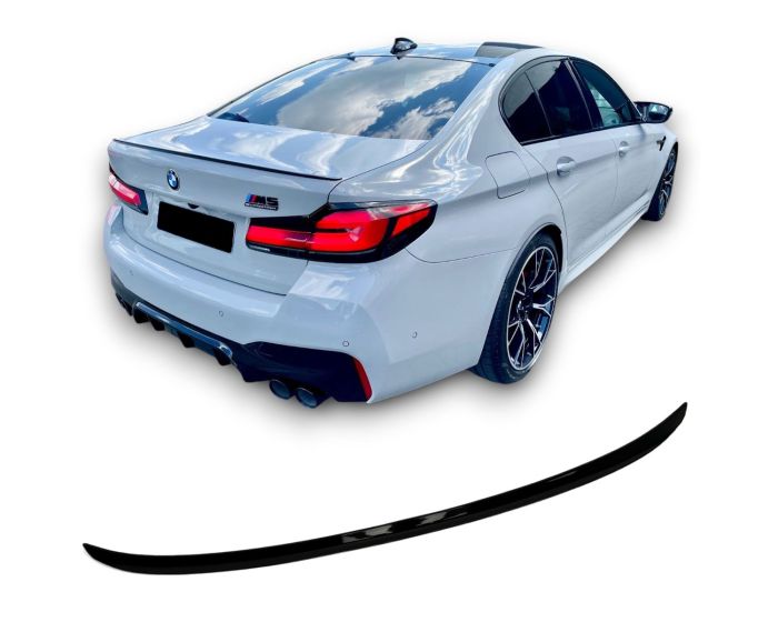 BMW G30 Sedan takaspoileri M5 Design kiiltävän musta | BMW G30 Sedan rear spoiler M5 Design glossy black | BMW G30 Limousine Heckspoiler M5-Optik 2017–2024 Schwarz