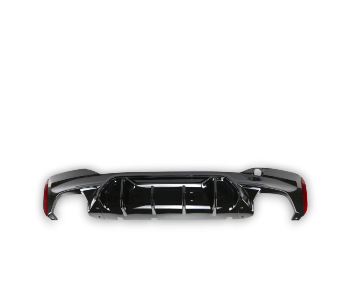 (BMW G30 G31 Diffuusori - Takadiffuusori 2017–2024 Kiiltävä musta. - BMW G30 G31 Diffuser - Rear Diffuser – Gloss black. - BMW G30 G31 Diffusor – Glänzend schwarz.)