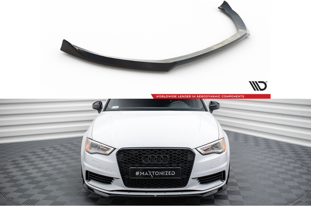 Maxton Design Frontlippe Audi A3 Limousine 8V 2013–2016 V.2 – Frontsplitter V.2 Audi A3 Limousine 8V