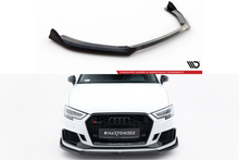 Maxton Design Frontlippe Audi RS3 Limousine 8V Facelift V.4 2016-2020 - Frontsplitter Audi RS3 Limousine