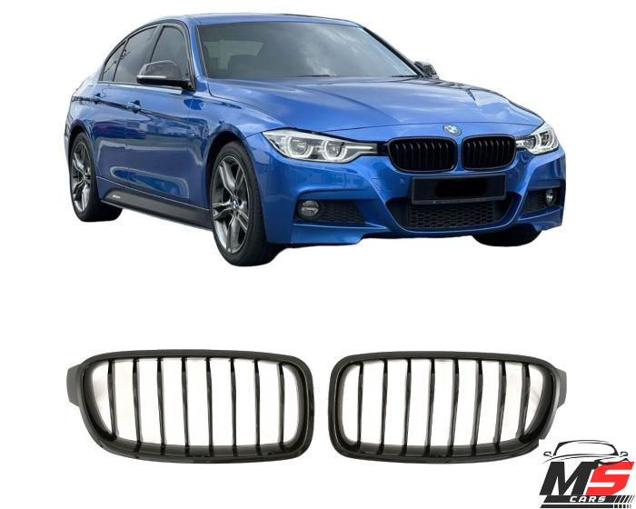 BMW Kidney Grille F30 F31 – Sporty M Look design in Gloss Black | BMW Munuaiset F30 F31 | BMW Kühlergrill F30 F31