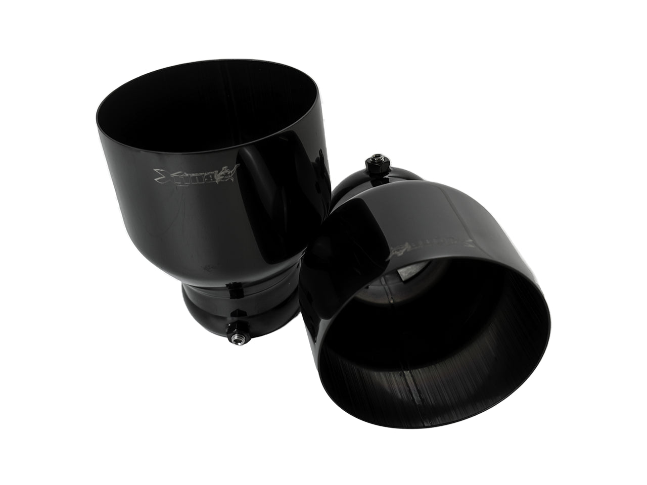 Bull-X Pakoputken Pää Sarja – Type 1 Terävä, Musta (ø76mm)