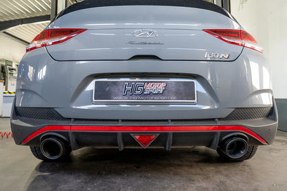 Bull-X Pakoputken Pää Sarja – Carbon 2x114mm Hyundai i30N (ø70mm)
