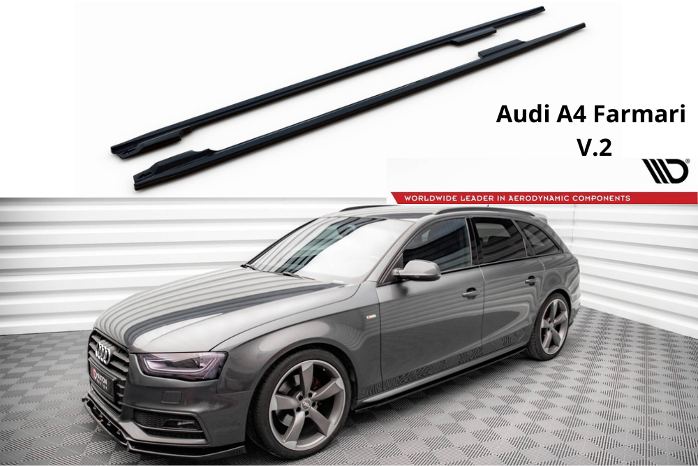 Maxton Design Seitenschweller Audi A4 / A4 S-Line / S4 B8 2011-2015