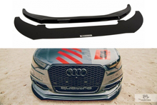 Maxton Frontlippe AUDI A6 C7 S-LINE (2 Splitter = 1 Satz) 2011 - 2014