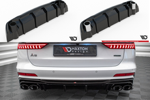 Maxton Heckdiffusor + Auspuffblenden Audi A6 S-Line/S6 C8/C8 Facelift 2018-2023