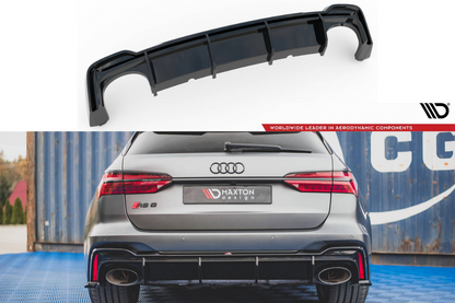 Maxton Heckdiffusor Audi RS6 C8 (Version mit Anhängerkupplung) 2019-2023