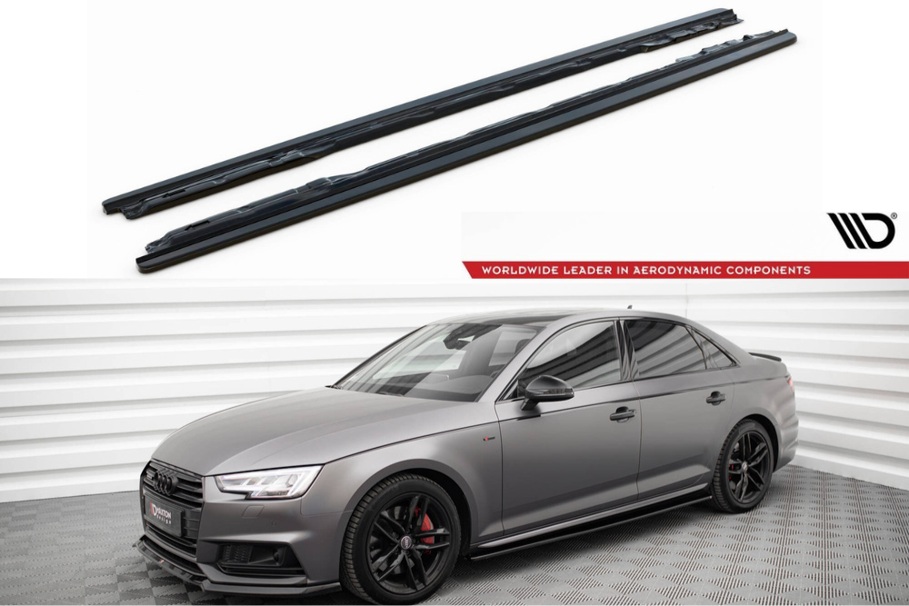 Maxton Seitenschweller Audi S4 / A4 S-Line / A4 Competition B9 2015-2024